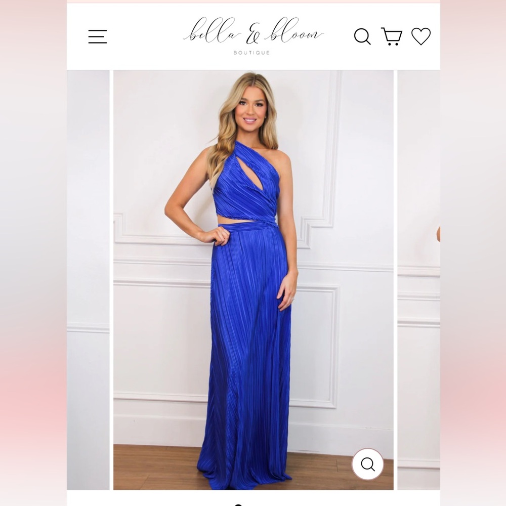 Brand new cut out maxi gown- tried on, never worn